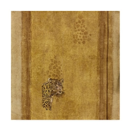 Pablo Esteban 'Leopard Over Bold' Canvas Art,14x14